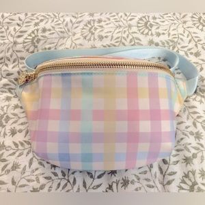 Stoney Clover Lane Rainbow Gingham Fanny Pack